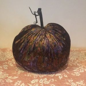 Fall Stretch Velvet Pumpkin
